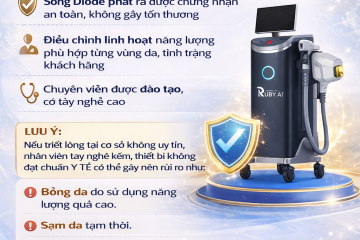 Triệt lông bằng Diode Ruby AI có an toàn không? Có rủi ro gì không?