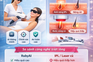 Triệt lông là gì? Nguyên lý hoạt động và công nghệ RubyAI so với IPL/Laser truyền thống