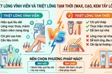 So Sánh Triệt Lông Vĩnh Viễn Và Triệt Lông Tạm Thời 