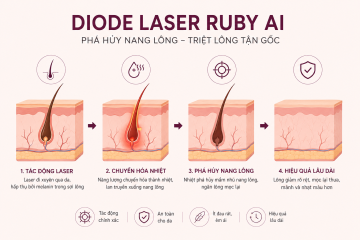 Diode Laser Ruby AI Phá Hủy Nang Lông Như Thế Nào? 