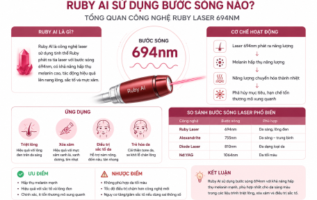 Ruby AI Sử Dụng Bước Sóng Bao hiêu?