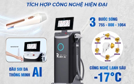 Công Nghệ Diode Laser Ruby AI Là Gì? 3 Bước song Xu Hướng Triệt Lông 2025?