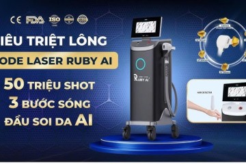Máy Triệt Lông Diode Ruby AI - Giải Pháp Triệt Lông Hiệu Quả – Dễ Vận Hành Cho Spa 