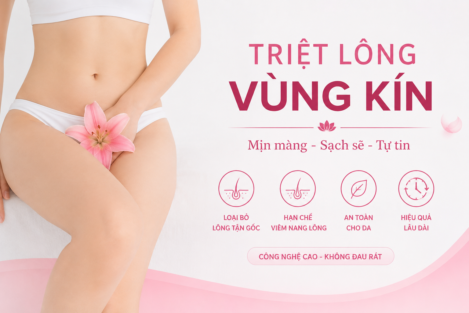 triệt lông vùng kín