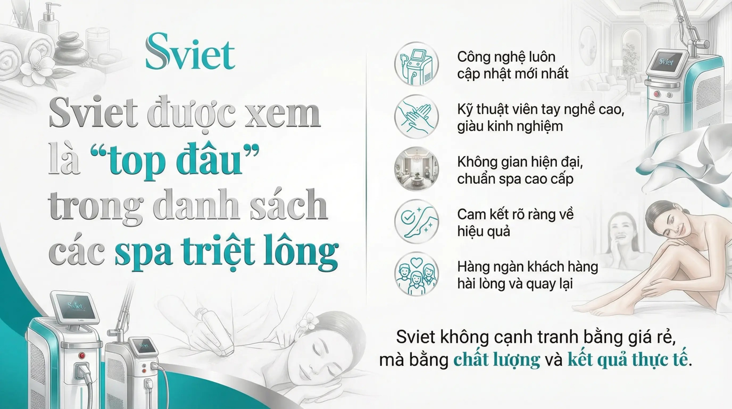 Vì Sao Sviet Beauty Spa Luôn Được Ưu Tiên Lựa Chọn