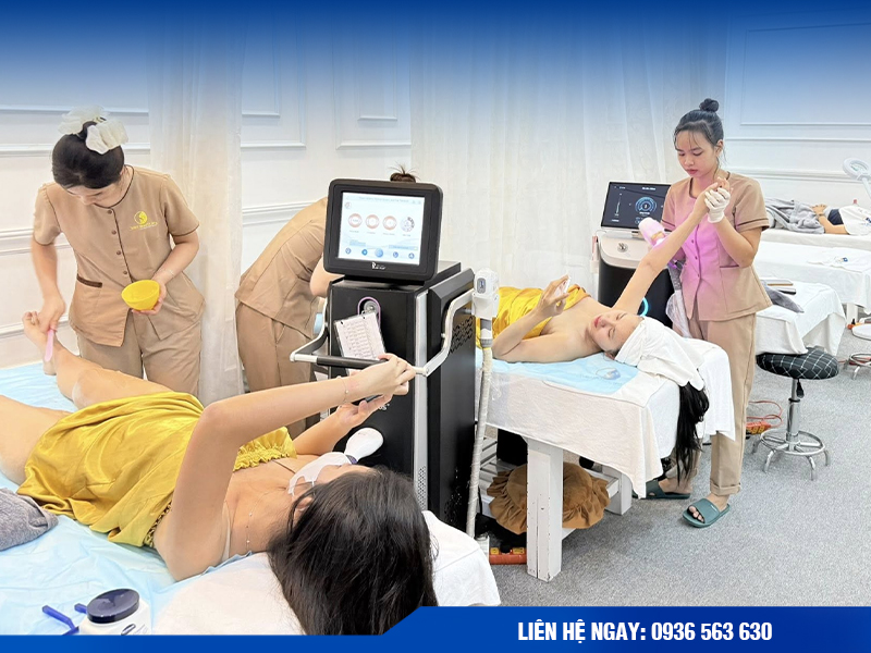 Triệt lông toàn thân bằng công nghệ ruby AI