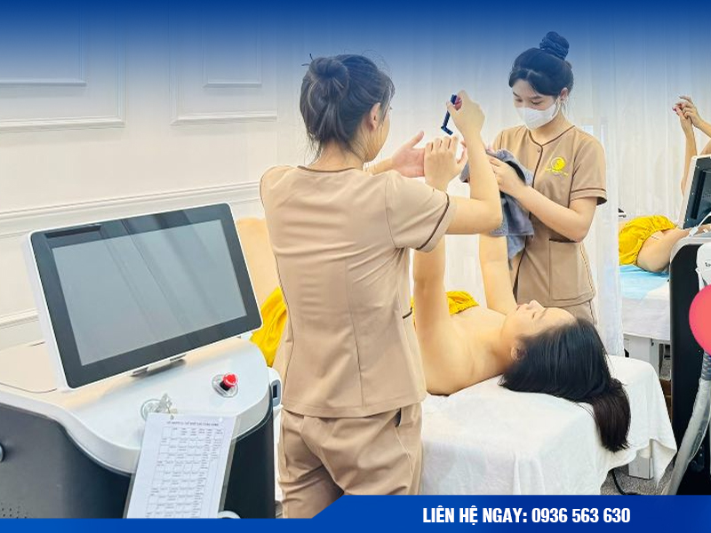 Triệt lông toàn thân bằng công nghệ ruby AI